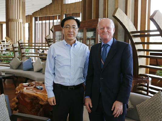 中免集團董事長、總經(jīng)理 彭輝接受穆迪報道專訪